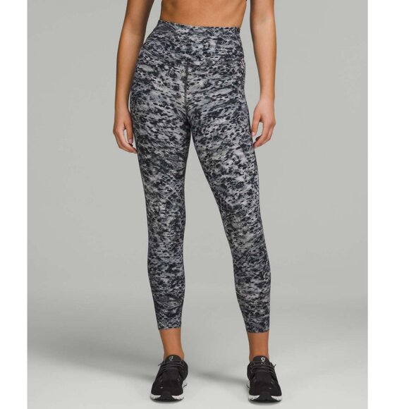 Lululemon Base Pace High-Rise Tight 25" In Estuary Grey Multi Size 6 - Picture 1 of 8